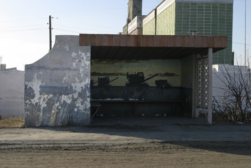 Such different Soviet bus stops in photographs by Christopher Herwig