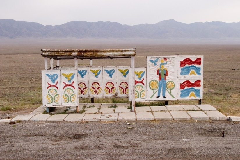 Such different Soviet bus stops in photographs by Christopher Herwig