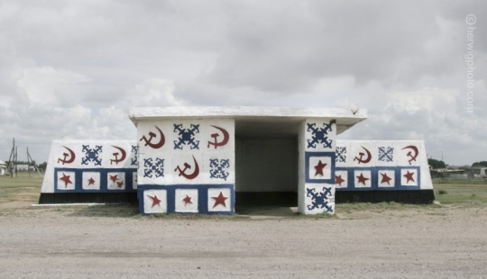 Such different Soviet bus stops in photographs by Christopher Herwig