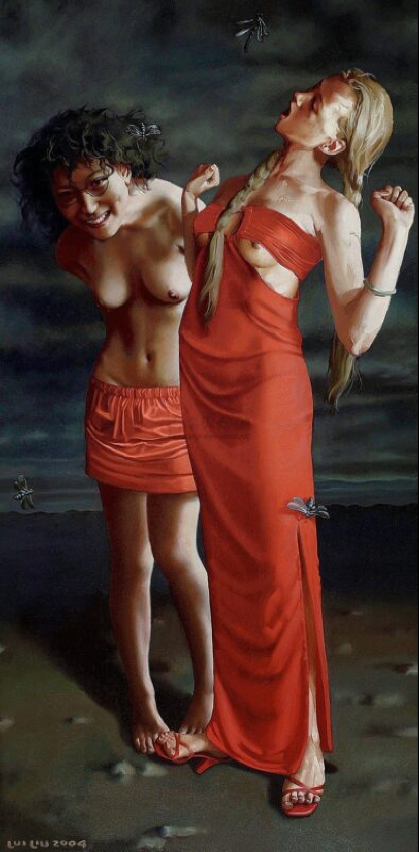 Surrealist artist Lui Liu and his erotic fantasies female body