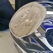 Take care of your head: accident victims shared photos of helmets that saved their lives