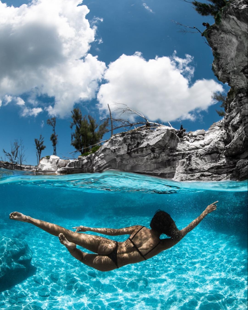 Talented photographer andré Musgrove makes an incredible underwater pictures