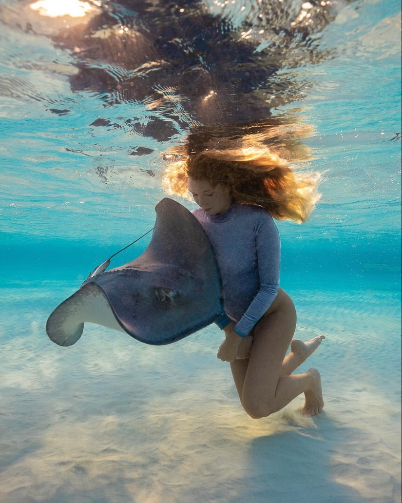 Talented photographer andré Musgrove makes an incredible underwater pictures