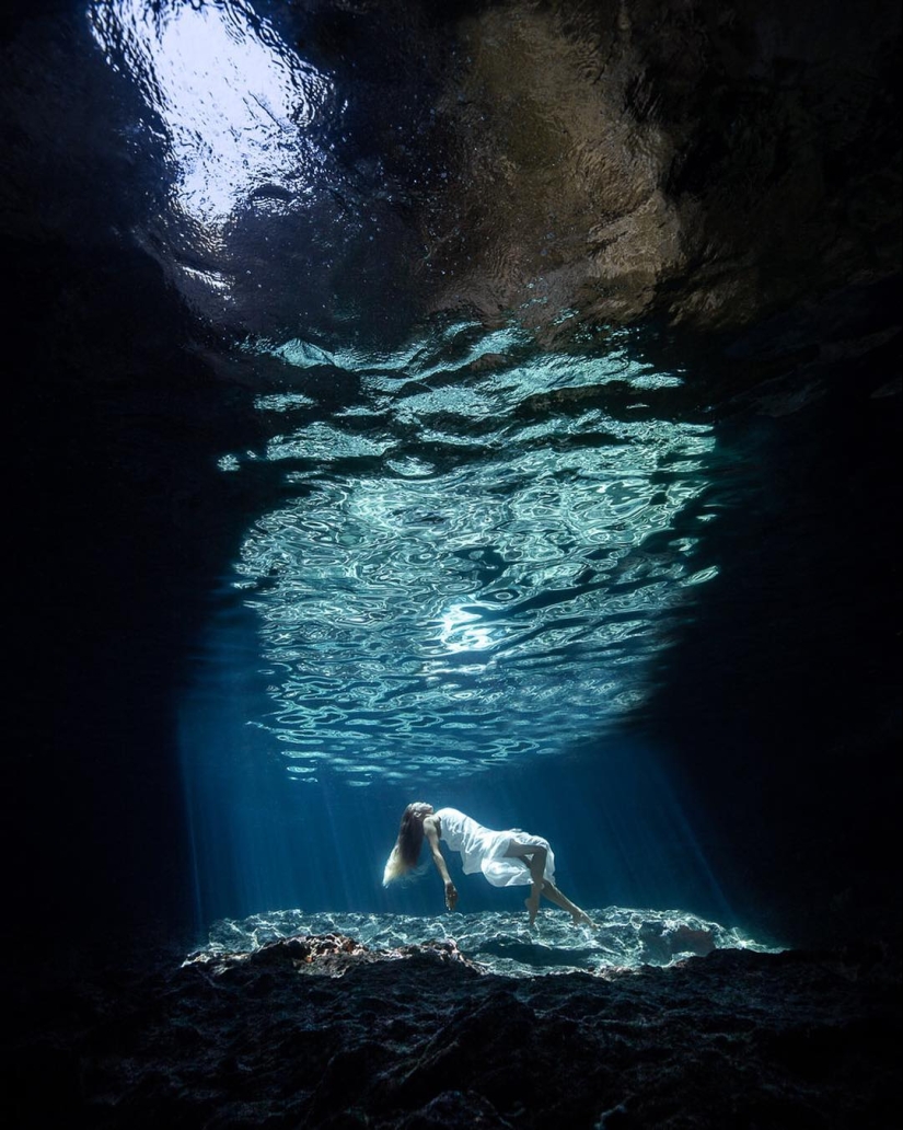 Talentoso fotógrafo andré Musgrove hace una increíble fotos bajo el agua