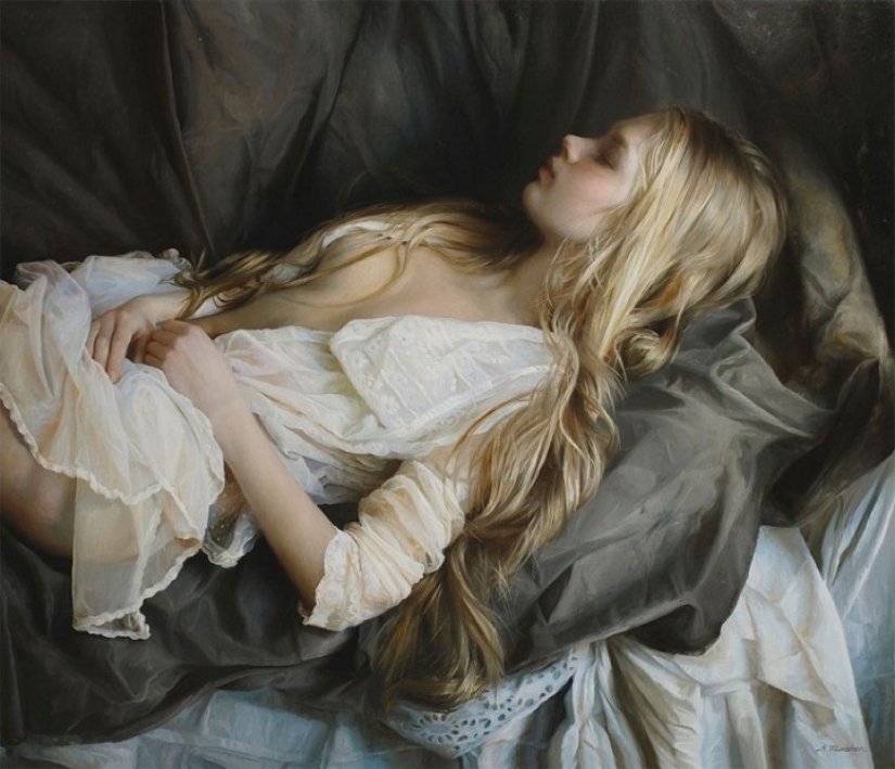 Tender portraits of Sergei Marennikova