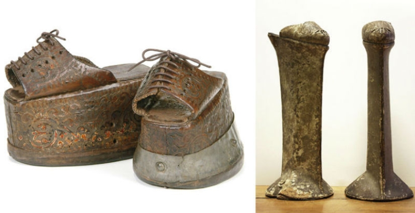 Terribly uncomfortable shoes of medieval women