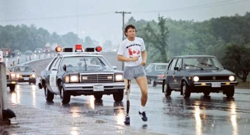 Terry Fox y su heroica maratón de océano a océano