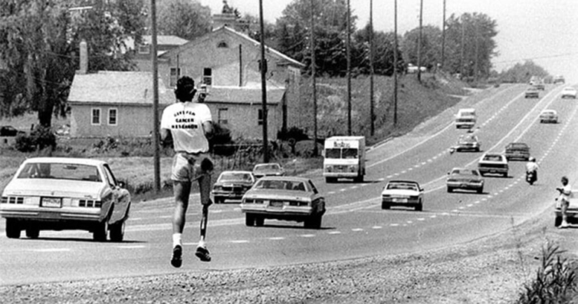 Terry Fox y su heroica maratón de océano a océano