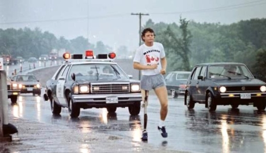 Terry Fox y su heroica maratón de océano a océano