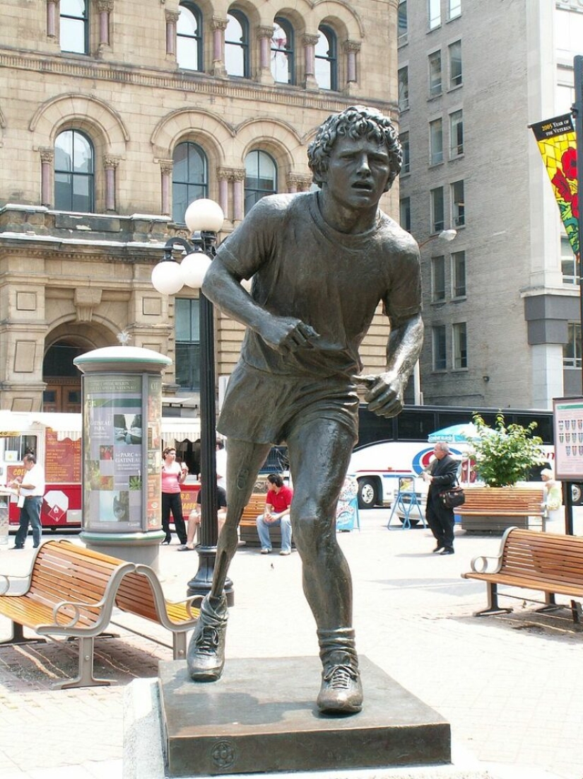 Terry Fox y su heroica maratón de océano a océano