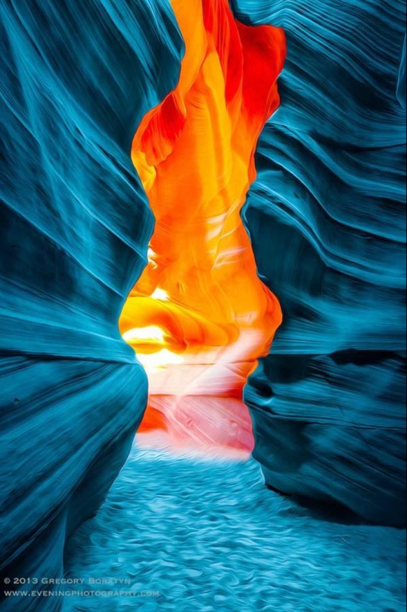 The amazing beauty of Antelope Canyon