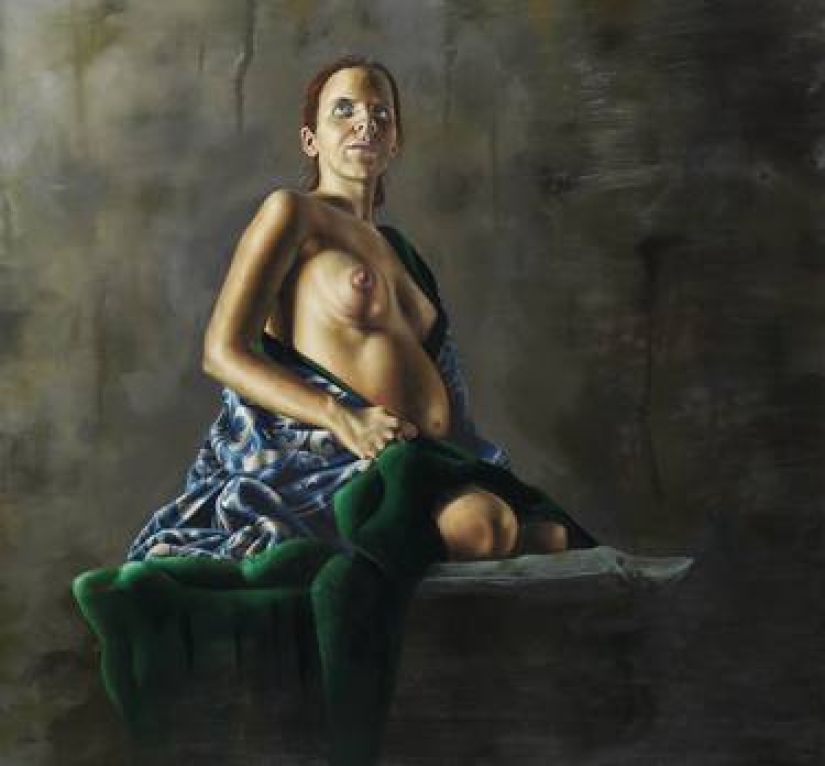 The artist Franz Anton Hoeger: a hard-boiled realist European paintings