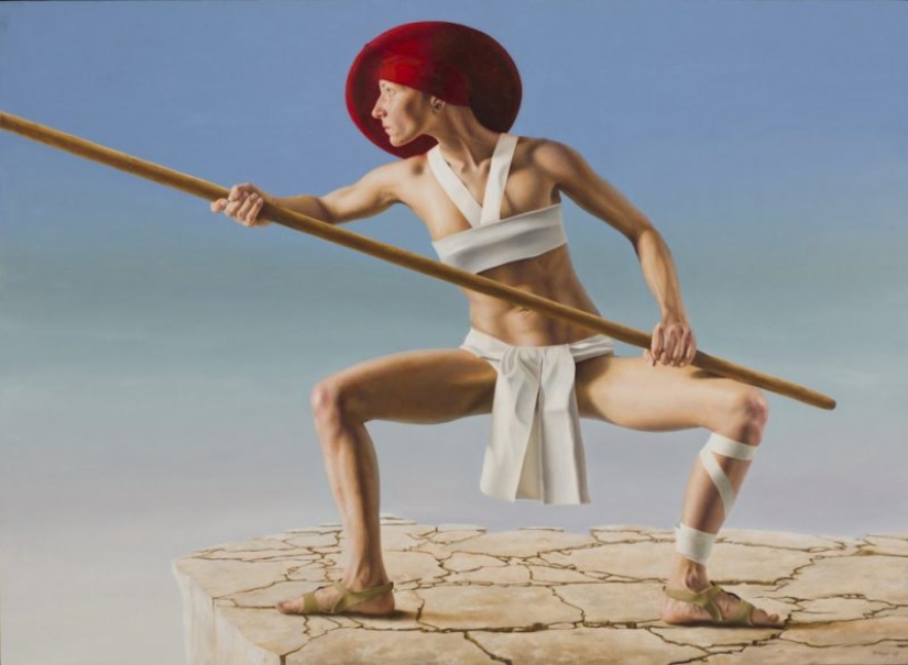 The artist Franz Anton Hoeger: a hard-boiled realist European paintings