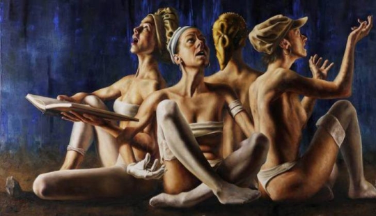 The artist Franz Anton Hoeger: a hard-boiled realist European paintings