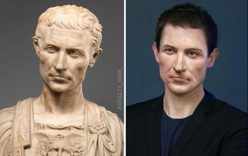 The artist showed what historical celebrities could be today