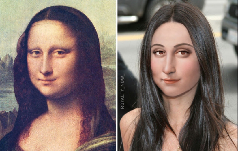 The artist showed what historical celebrities could be today