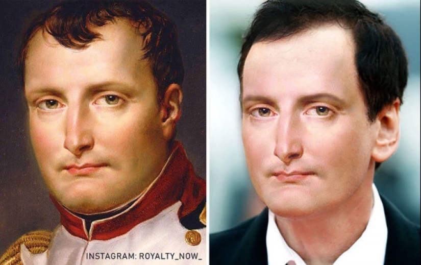 The artist showed what historical celebrities could be today