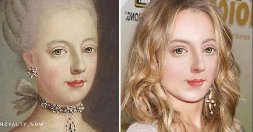 The artist showed what historical celebrities could be today