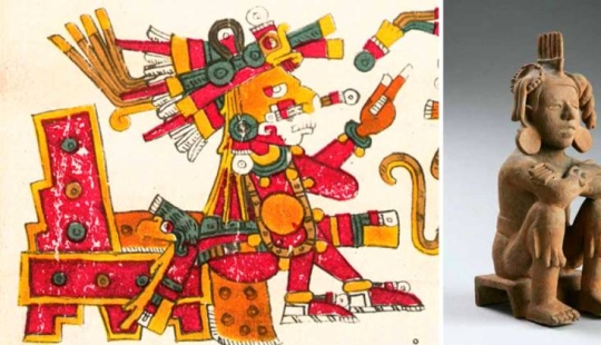 The Aztec god Xochipilli turned out to be the patron saint of vices and drug addiction