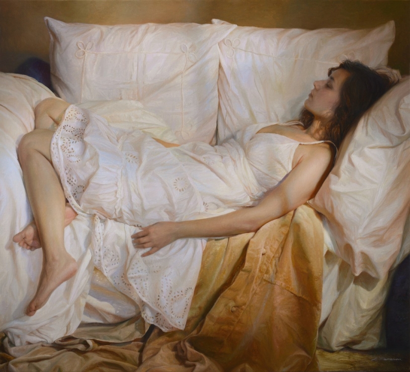 The beauty of the female body in the stunningly realistic works of Sergey Marshennikov