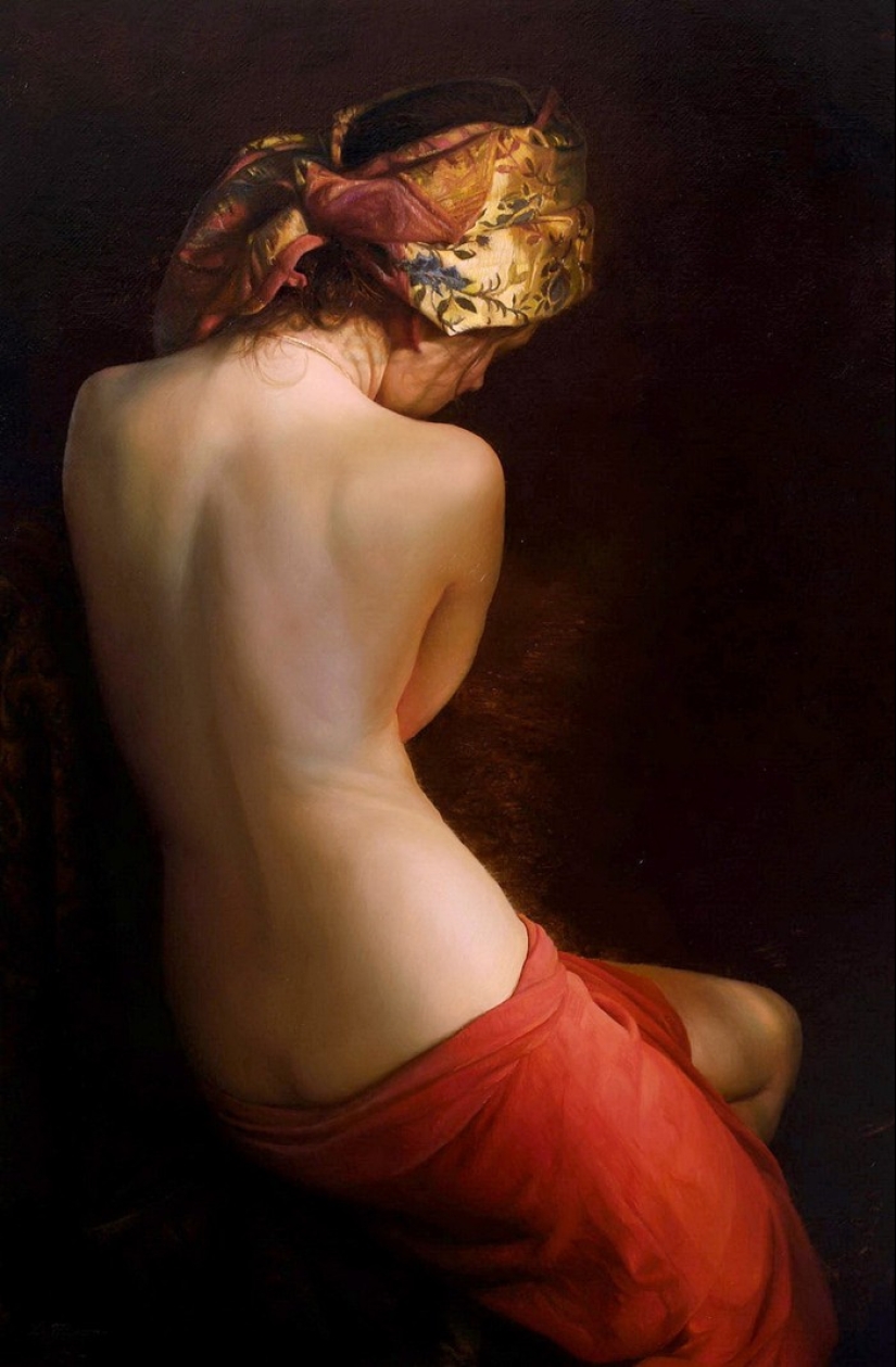 The beauty of the female body in the stunningly realistic works of Sergey Marshennikov