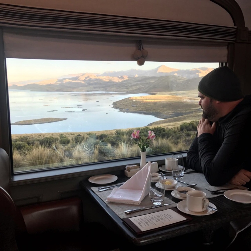 The Belmond Andean Explorer Train is a luxury hotel on wheels, with the most picturesque views in the world