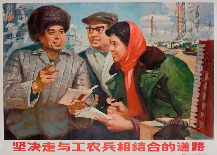 The Chinese Cultural Revolution of the 60s and 70s in propaganda posters