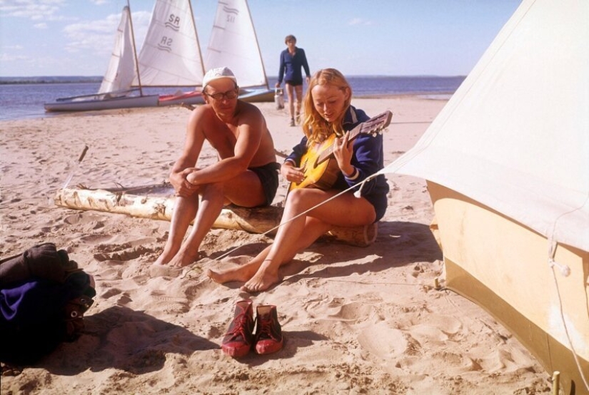 The collection is simple and stunning photographs of the Soviet era