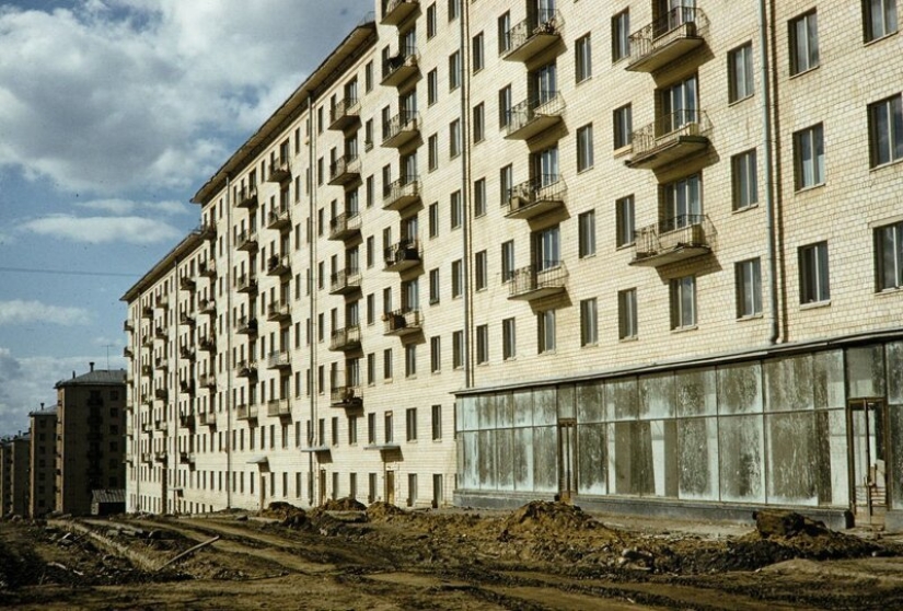 The collection is simple and stunning photographs of the Soviet era