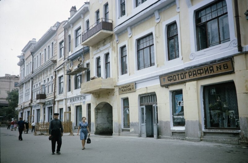 The collection is simple and stunning photographs of the Soviet era