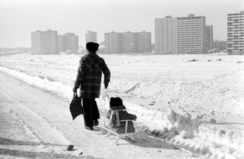 The collection is simple and stunning photographs of the Soviet era