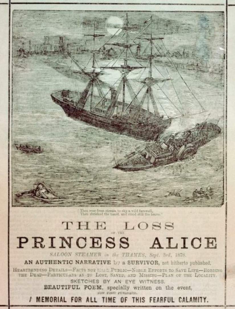 The crash of &quot;Princess Alice&quot;: a disaster on the Thames that claimed 650 lives