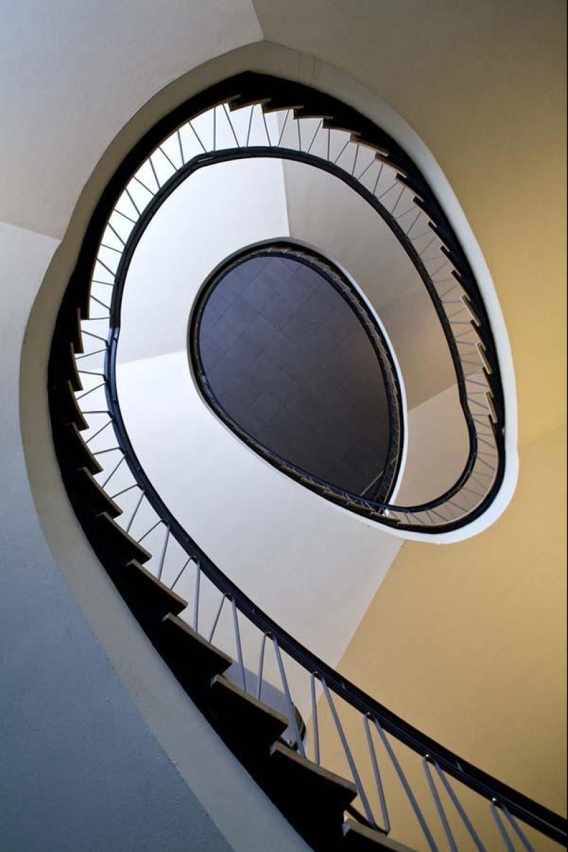 The dizzying beauty of spiral staircases