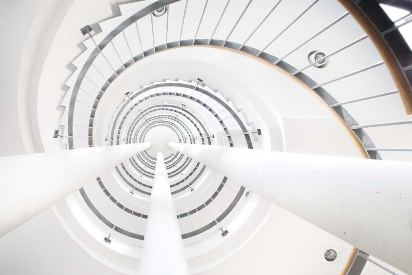 The dizzying beauty of spiral staircases