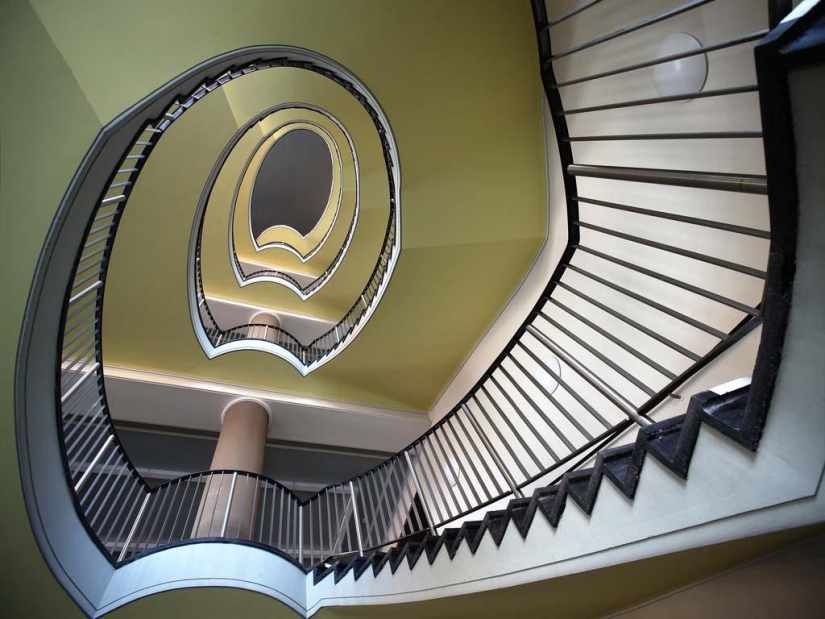 The dizzying beauty of spiral staircases