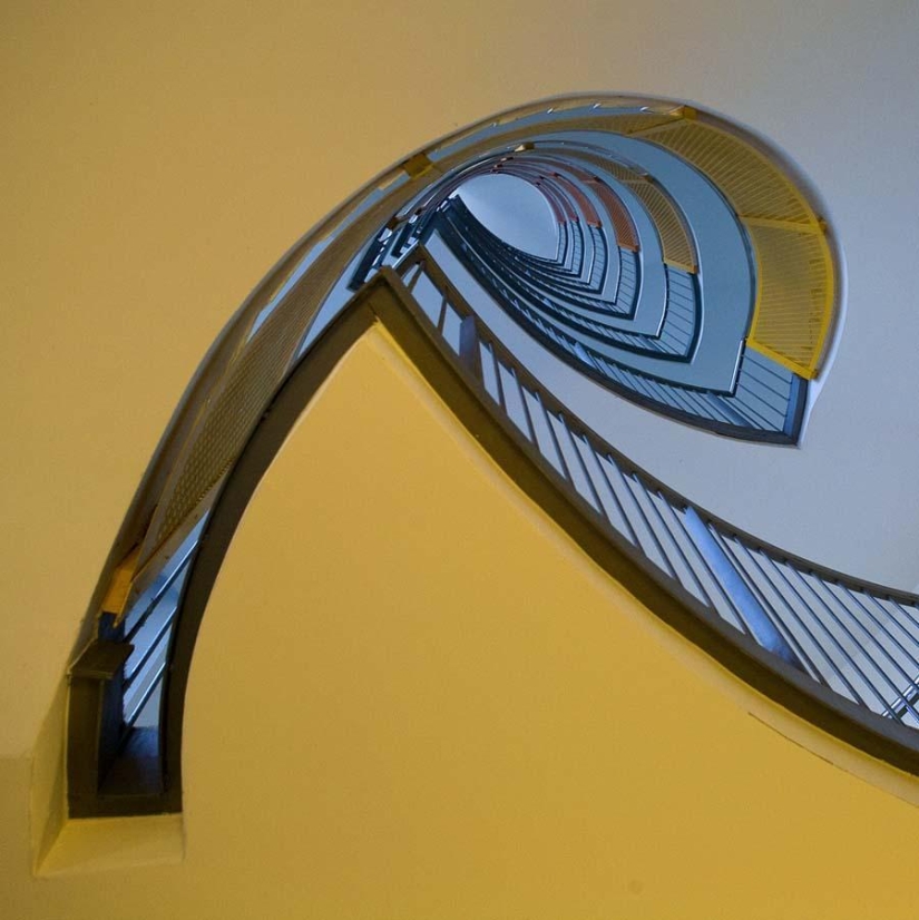 The dizzying beauty of spiral staircases