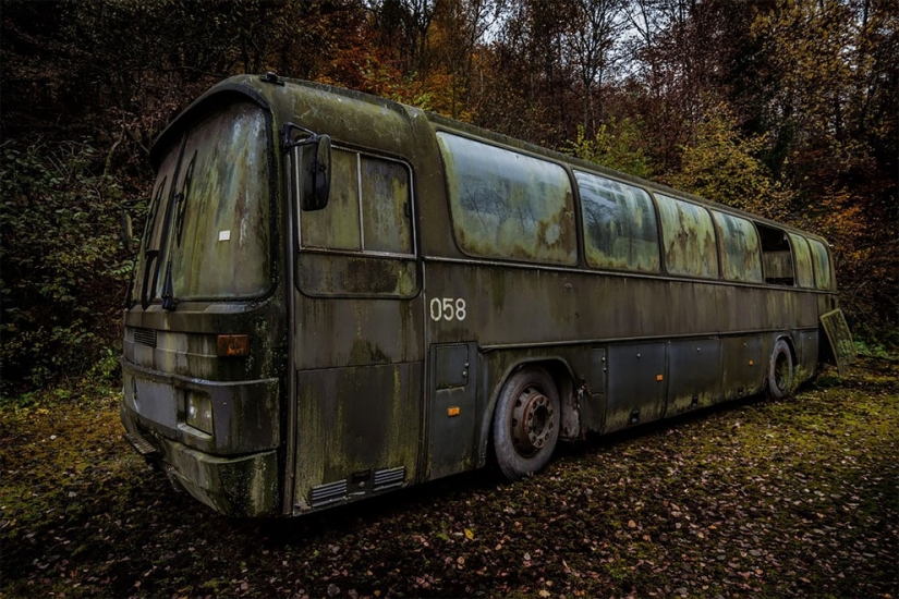 The German spent ten years searching all over Europe for cemeteries of old cars-from tractors to Mercedes