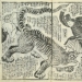 The goddess of America, the fairy of the mountain, and Washington defeating the Tiger: vintage manga on the theme of US history