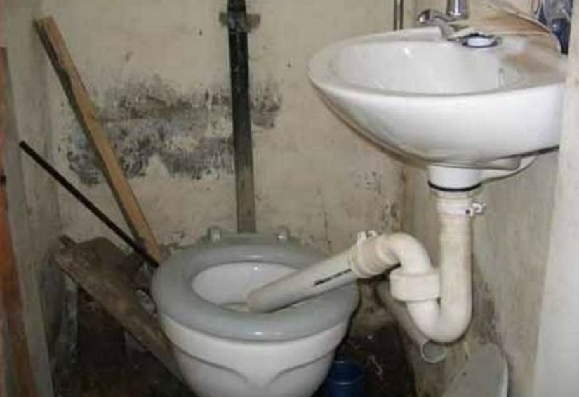 The Hazards of the Profession - 18 Photos Proving Plumbers Are Very Creative People