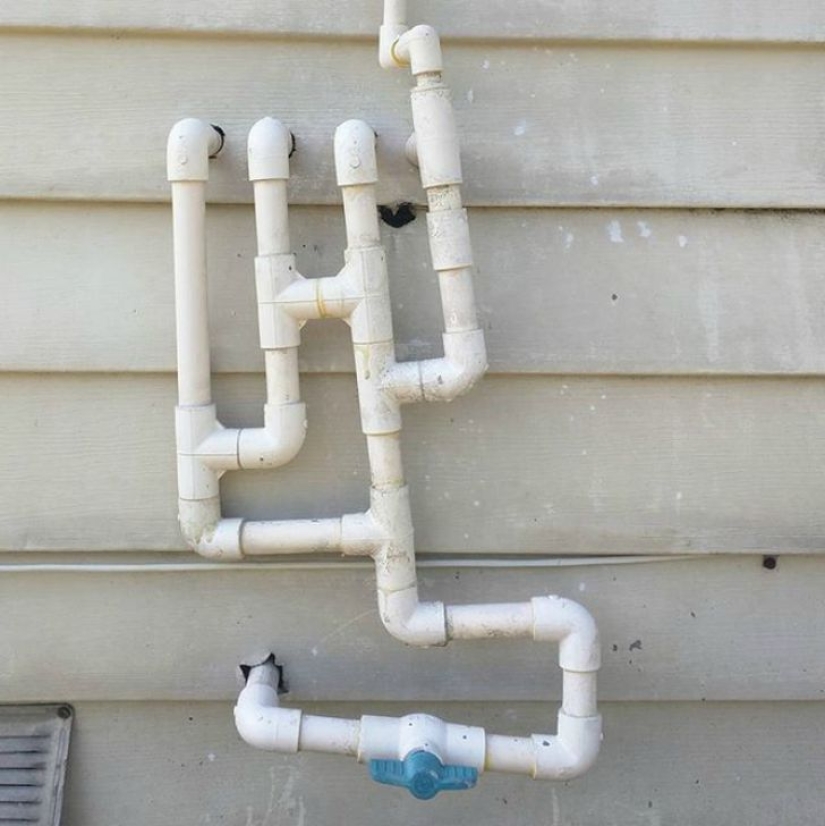 The Hazards of the Profession - 18 Photos Proving Plumbers Are Very Creative People