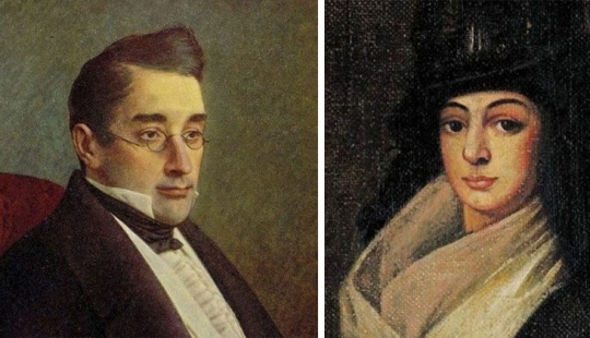 The history of the "Black rose": widowed at the age of 16, his wife Griboyedov kept mourning life