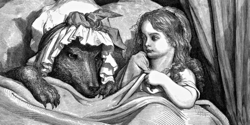 The medieval murderers, or what is actually the tale about little Red riding Hood?