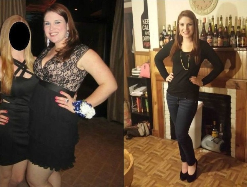 The miraculous transformation of the girls, who defeated the excess weight