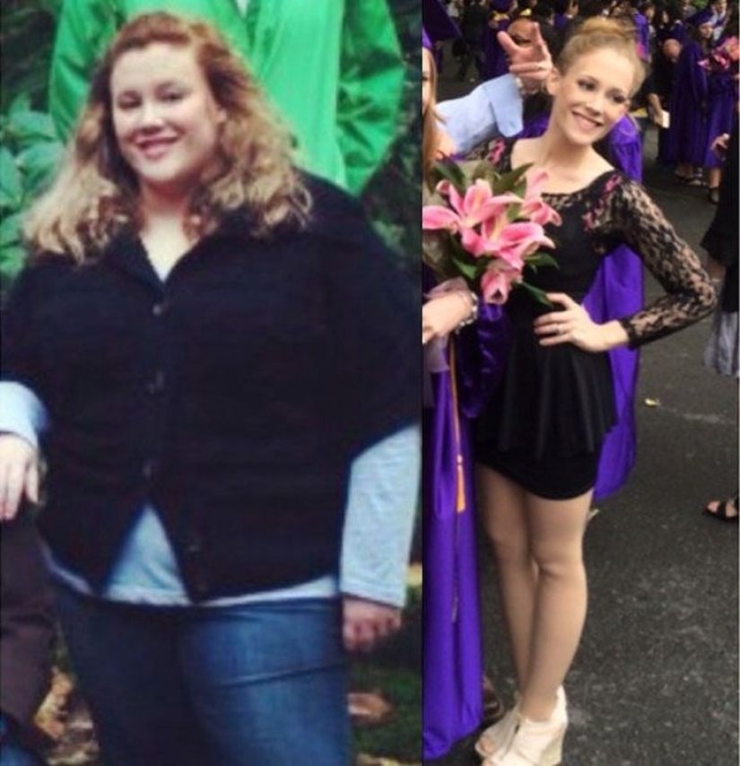 The miraculous transformation of the girls, who defeated the excess weight