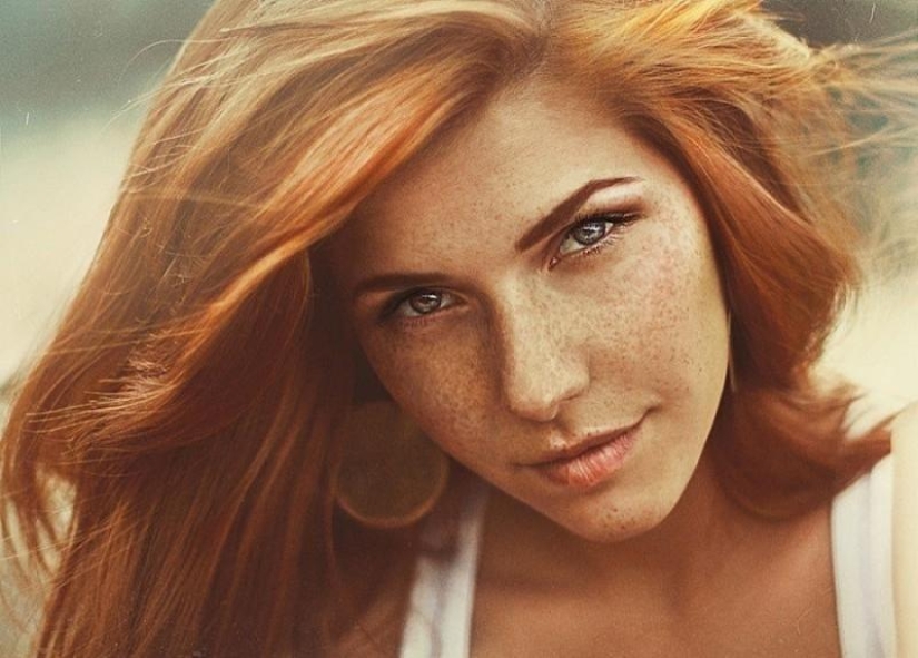 The most beautiful girls with freckles