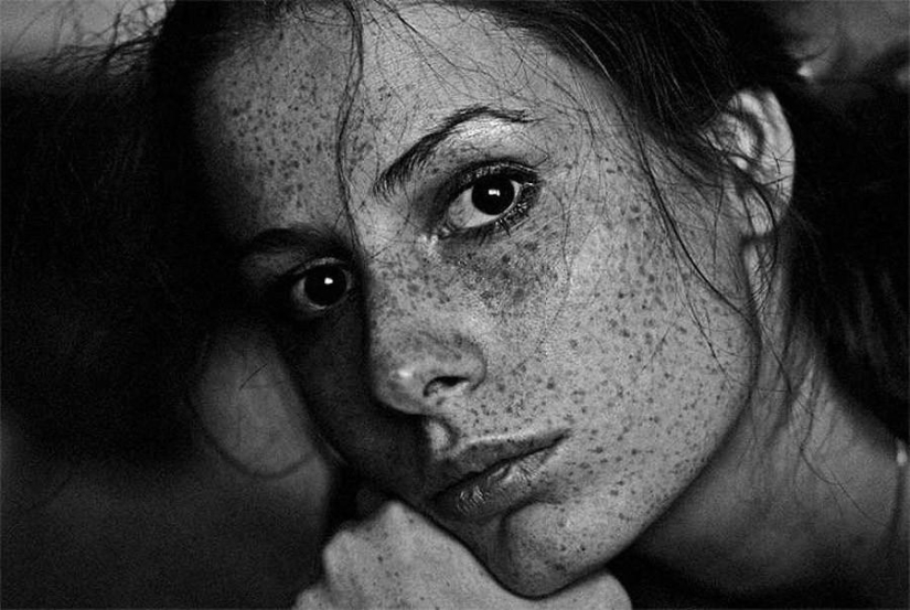 The most beautiful girls with freckles