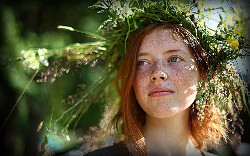 The most beautiful girls with freckles