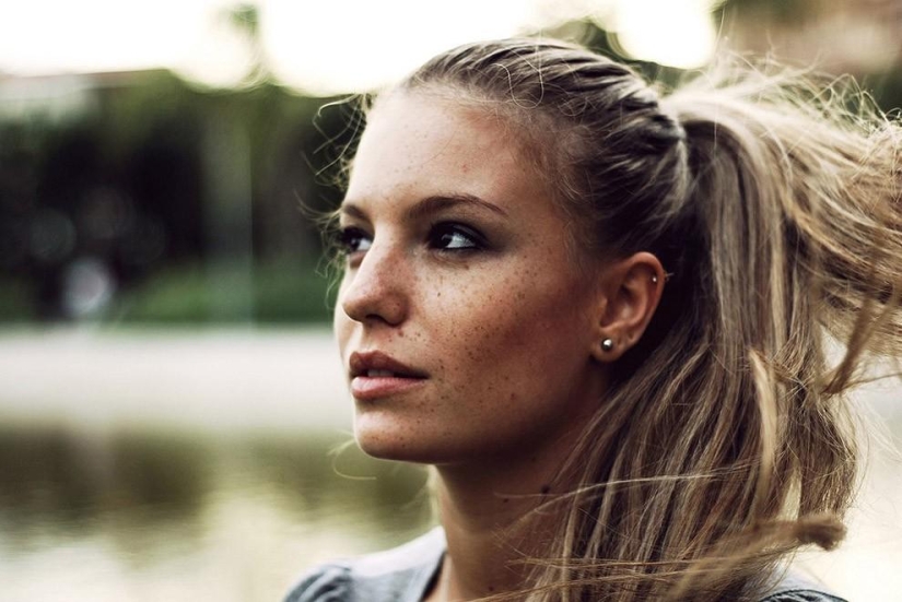 The most beautiful girls with freckles