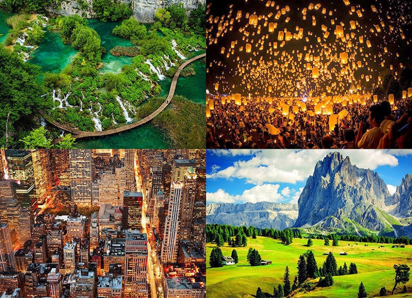The most beautiful places in the world