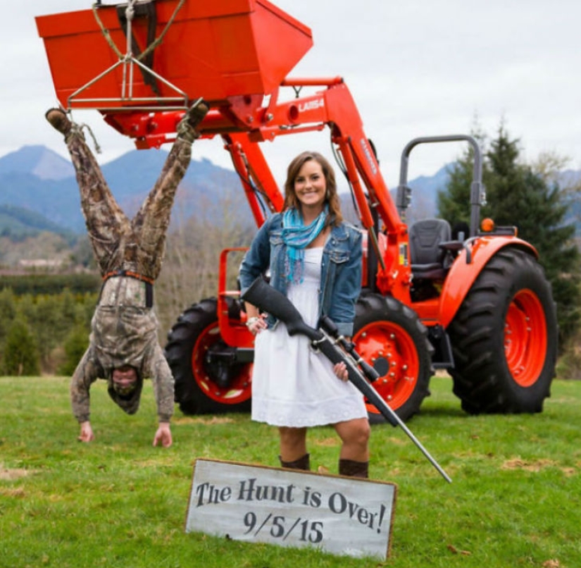 The most creative ideas for engagement photos